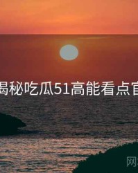 老玩家揭秘吃瓜51高能看点官方回应