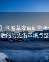 【重磅】含羞草安卓研究所使用心得背后的历史沿革爆点整理