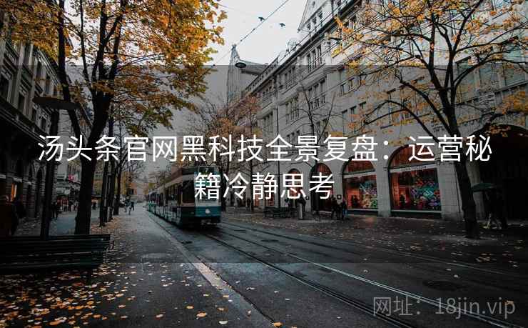汤头条官网黑科技全景复盘：运营秘籍冷静思考